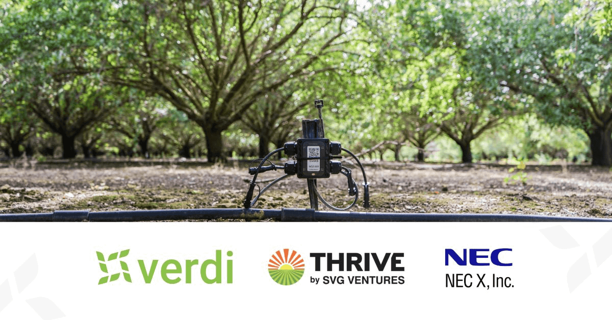 NEC X Invests in AgTech Startup Verdi